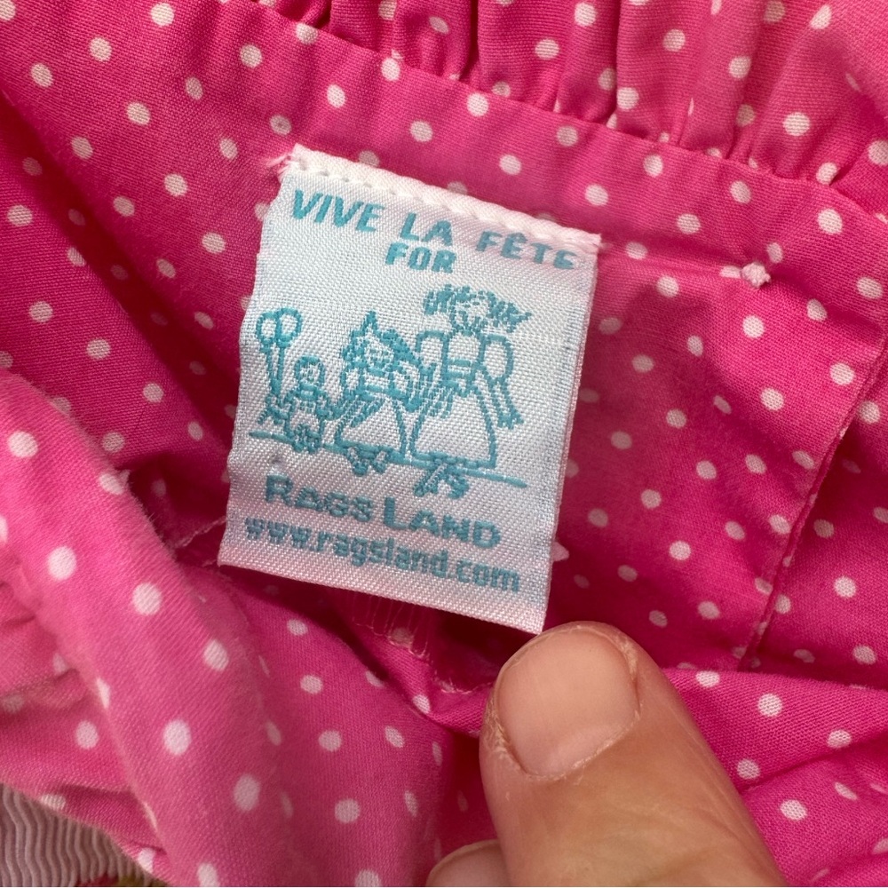 Vive La Fete For Ragsland Ice Cream Smocked Dress size 6 - Picture 6 of 7